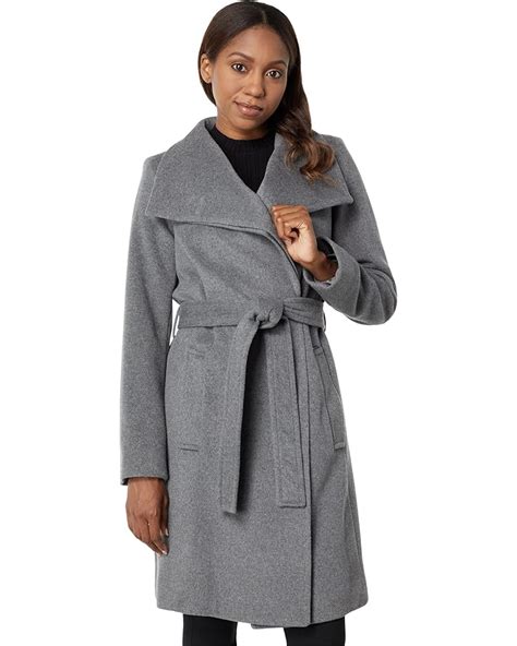 michael kors belted asymmetrical wool blend coat|Michael Kors wool coat.